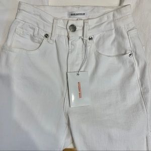 Good American cropped jeans